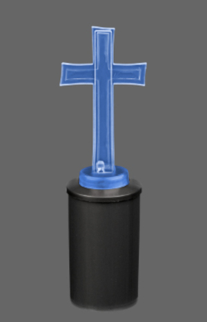 Krzyż duży niebieski