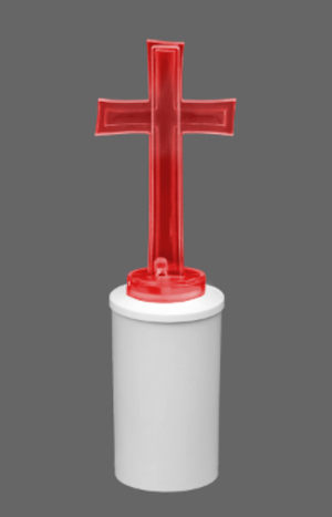 Krzyż duży czerwony