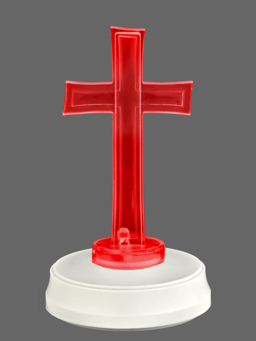 krzyż duży czerwony